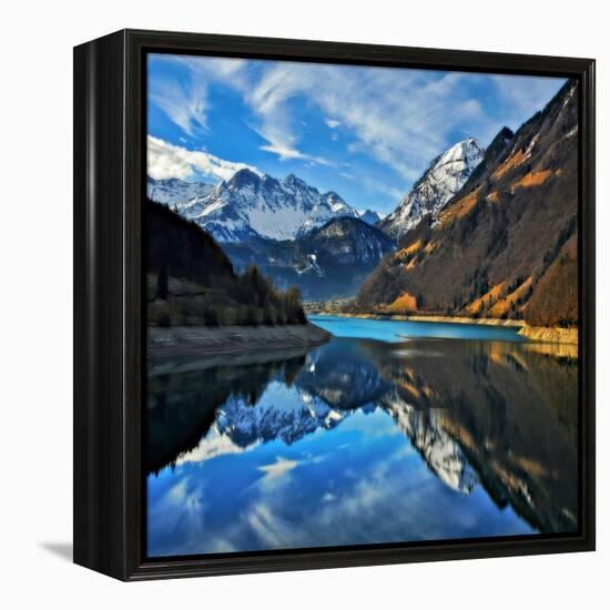 Head Above Water-Philippe Sainte-Laudy-Framed Premier Image Canvas