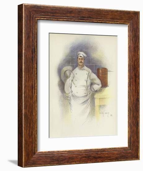 Head Chef at the Savoy Hotel-Dudley Hardy-Framed Giclee Print