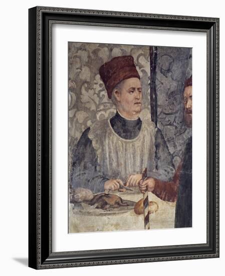 Head Chef of Malpaga Castle, Attributed to Marcello Fogolino, Detail-null-Framed Giclee Print