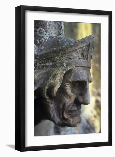 Head, Church of St Helen, West Keal, Lincolnshire, England-Simon Marsden-Framed Giclee Print