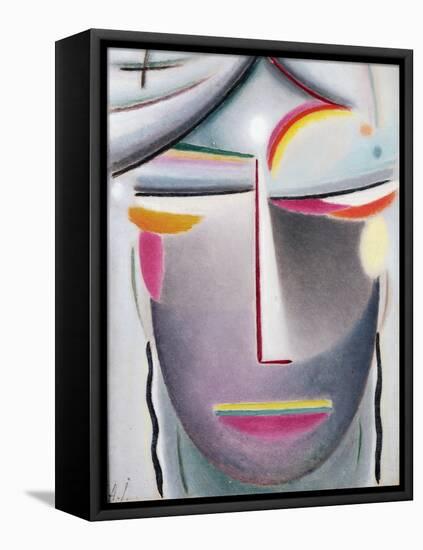 Head (Dark Buddha), c.1927-Alexej Von Jawlensky-Framed Premier Image Canvas