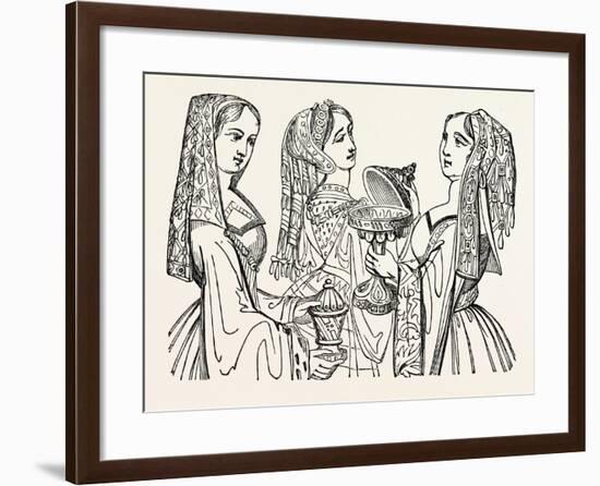 Head Dresses-null-Framed Giclee Print