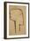 Head in Profile-Amedeo Modigliani-Framed Giclee Print