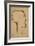 Head in Profile-Amedeo Modigliani-Framed Giclee Print