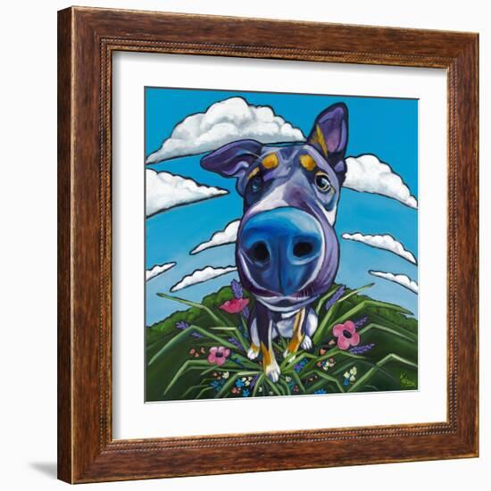 Head in the Clouds-Kathryn Wronski-Framed Art Print