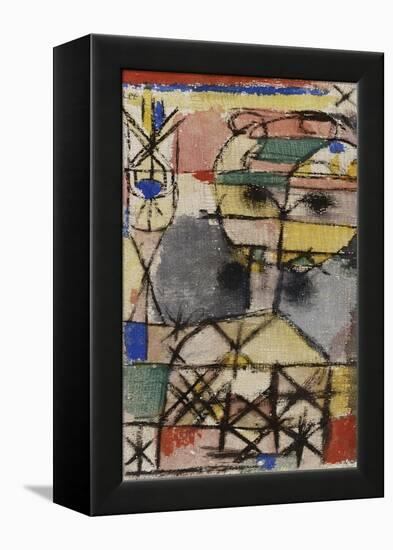 Head; Kopf-Paul Klee-Framed Premier Image Canvas