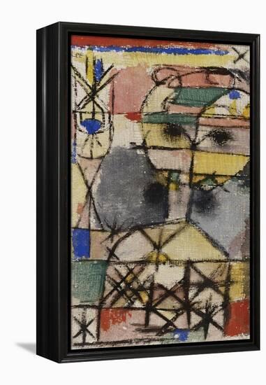 Head; Kopf-Paul Klee-Framed Premier Image Canvas