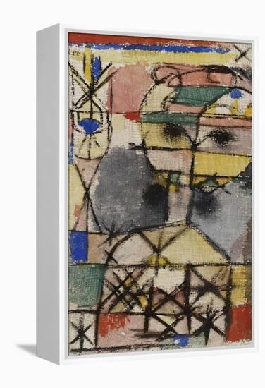 Head; Kopf-Paul Klee-Framed Premier Image Canvas