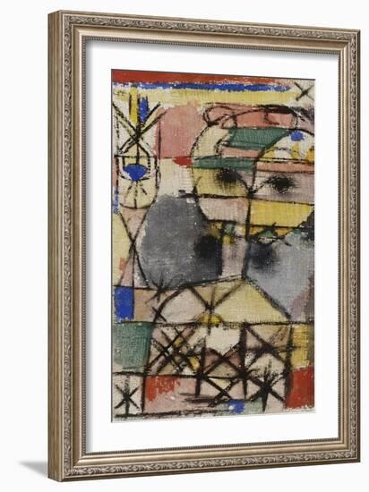 Head; Kopf-Paul Klee-Framed Giclee Print