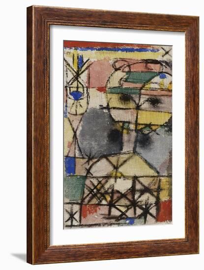 Head; Kopf-Paul Klee-Framed Giclee Print