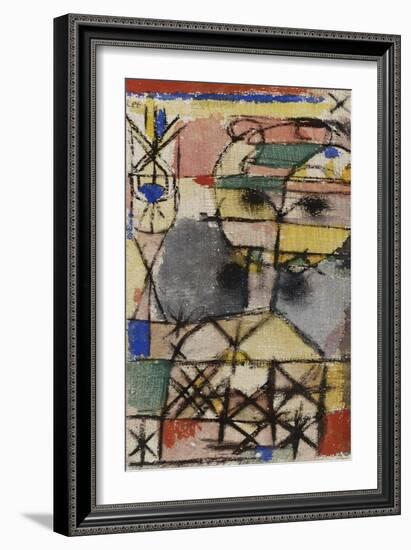 Head; Kopf-Paul Klee-Framed Giclee Print