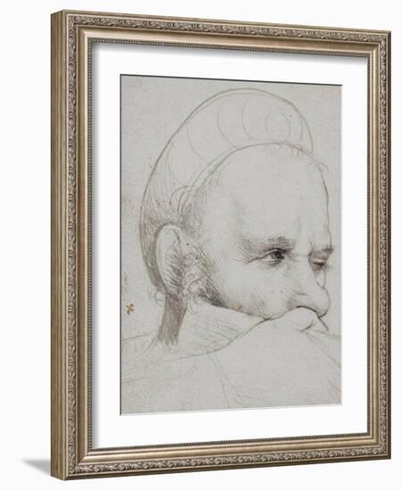 Head of a Crossbowman, c. 1516-Hans Holbein the Elder-Framed Giclee Print