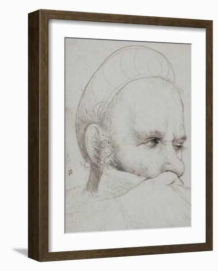 Head of a Crossbowman, c. 1516-Hans Holbein the Elder-Framed Giclee Print