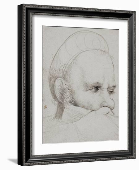 Head of a Crossbowman, c. 1516-Hans Holbein the Elder-Framed Giclee Print