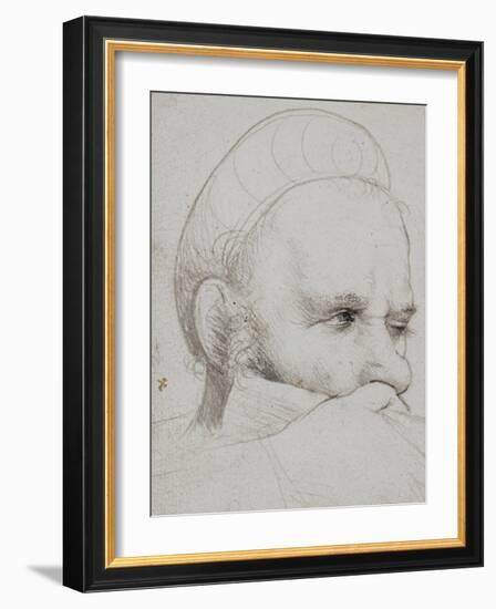 Head of a Crossbowman, c. 1516-Hans Holbein the Elder-Framed Giclee Print