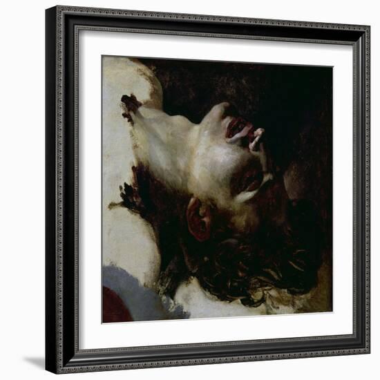 Head of a Dead Young Man, Before 1819-Théodore Géricault-Framed Giclee Print