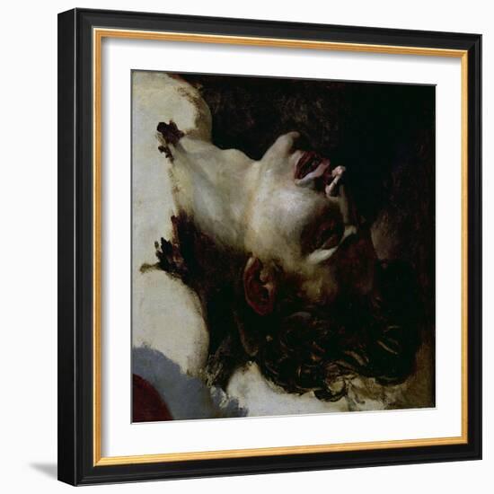 Head of a Dead Young Man, Before 1819-Théodore Géricault-Framed Giclee Print