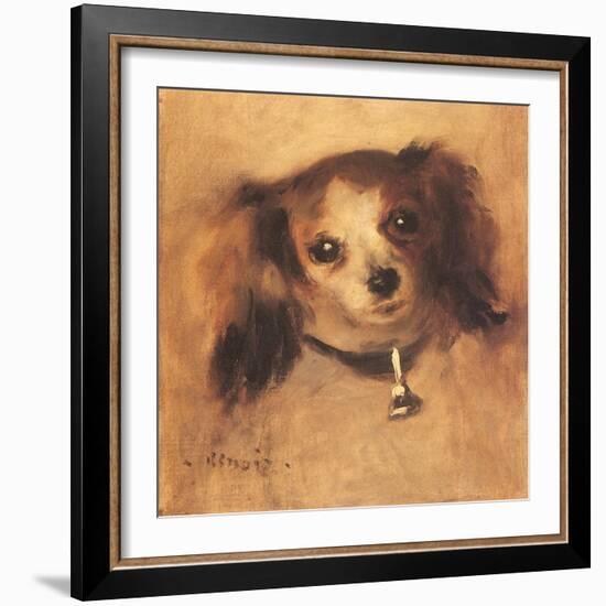 Head of a Dog, 1870-Pierre-Auguste Renoir-Framed Giclee Print