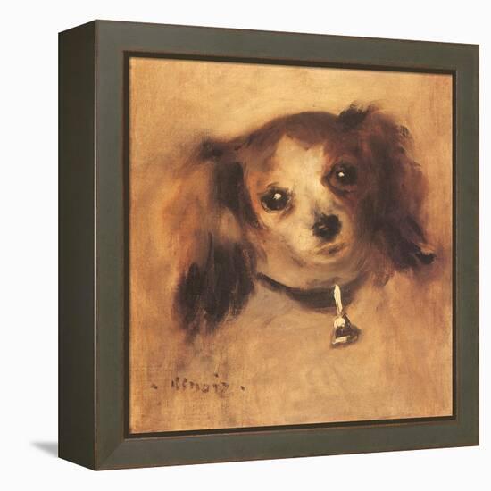 Head of a Dog, 1870-Pierre-Auguste Renoir-Framed Premier Image Canvas