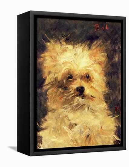 Head of a Dog - "Bob", 1876-Edouard Manet-Framed Premier Image Canvas