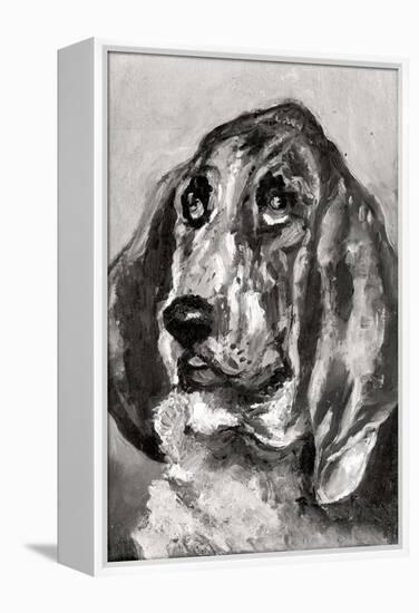 Head of a Dog Running, 1880-Henri de Toulouse-Lautrec-Framed Premier Image Canvas