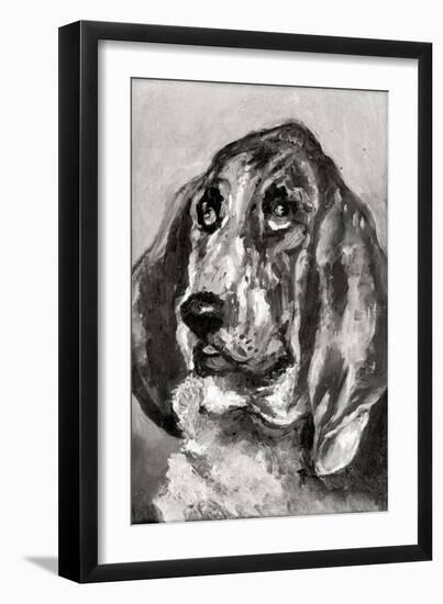 Head of a Dog Running, 1880-Henri de Toulouse-Lautrec-Framed Giclee Print