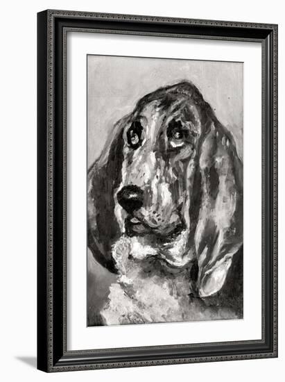 Head of a Dog Running, 1880-Henri de Toulouse-Lautrec-Framed Giclee Print