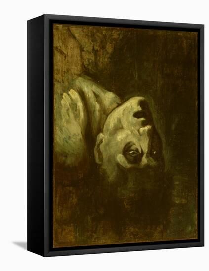 Head of a Drowned Man, C.1819-Theodore Gericault-Framed Premier Image Canvas