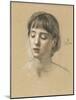 Head of a Girl, 1883-Edward John Poynter-Mounted Giclee Print