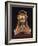 Head of a Girl, 1900 (Bronze, Silver and Parcel Gilt)-Alphonse Mucha-Framed Giclee Print