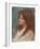 Head of a Girl, C. 1892-1900-John William Waterhouse-Framed Giclee Print