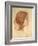 Head of a Girl, c.1905-John William Waterhouse-Framed Giclee Print