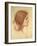 Head of a Girl, c.1905-John William Waterhouse-Framed Giclee Print