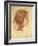 Head of a Girl, c.1905-John William Waterhouse-Framed Giclee Print