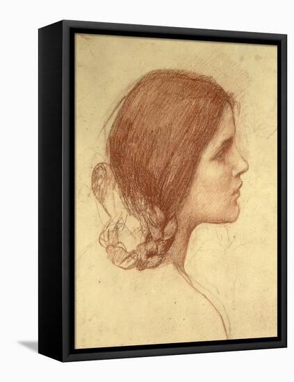 Head of a Girl, c.1905-John William Waterhouse-Framed Premier Image Canvas