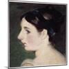 Head of a Girl, Probably a Portrait of Mary Constable (Oil on Canvas, 1806)-John Constable-Mounted Giclee Print