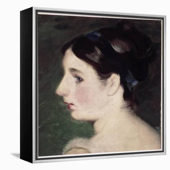 Head of a Girl, Probably a Portrait of Mary Constable (Oil on Canvas, 1806)-John Constable-Framed Premier Image Canvas