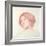 Head of a Girl (Red Chalk on Paper)-John William Waterhouse-Framed Giclee Print