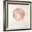 Head of a Girl (Red Chalk on Paper)-John William Waterhouse-Framed Giclee Print