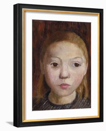 Head of a Girl-Paula Modersohn-Becker-Framed Giclee Print