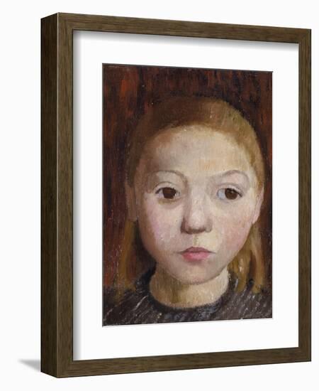 Head of a Girl-Paula Modersohn-Becker-Framed Giclee Print