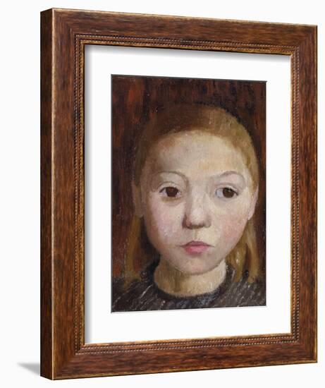 Head of a Girl-Paula Modersohn-Becker-Framed Giclee Print