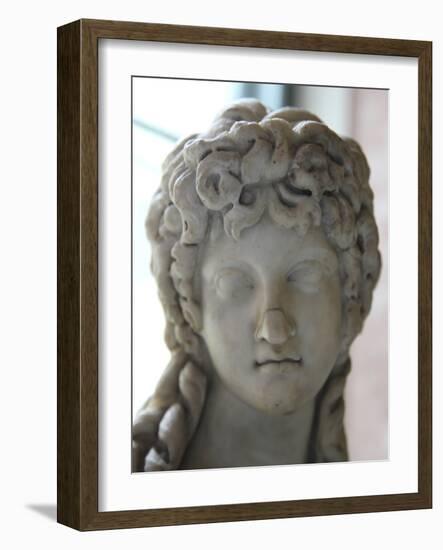 Head of a Half Figure of Eros, 2nd Century-Praxiteles Praxiteles-Framed Photographic Print