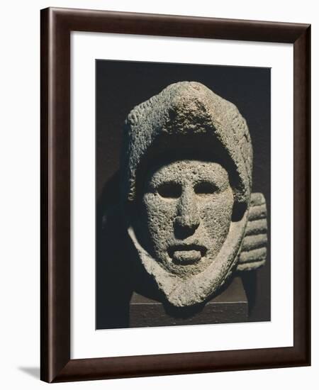 Head of a Knight with a Helmet in the Shape of the Head of a Bird of Prey-null-Framed Giclee Print