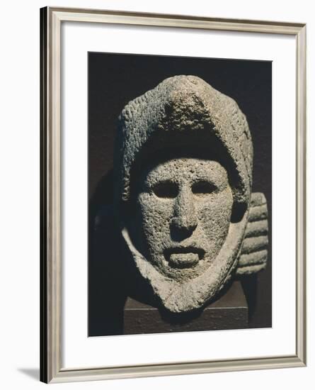 Head of a Knight with a Helmet in the Shape of the Head of a Bird of Prey-null-Framed Giclee Print