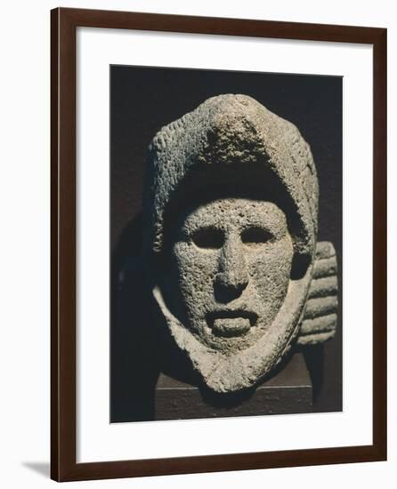 Head of a Knight with a Helmet in the Shape of the Head of a Bird of Prey-null-Framed Giclee Print