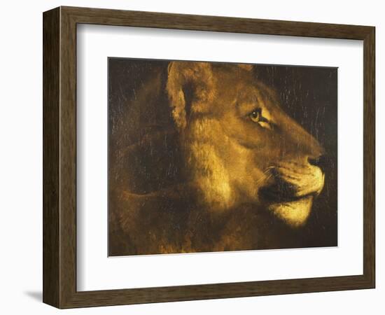 Head of a Lioness-Théodore Géricault-Framed Giclee Print