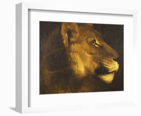 Head of a Lioness-Théodore Géricault-Framed Giclee Print