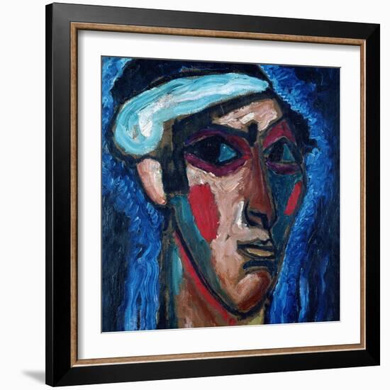 Head of a Man (Alexander Sacharoff), c.1911-Alexej Von Jawlensky-Framed Giclee Print