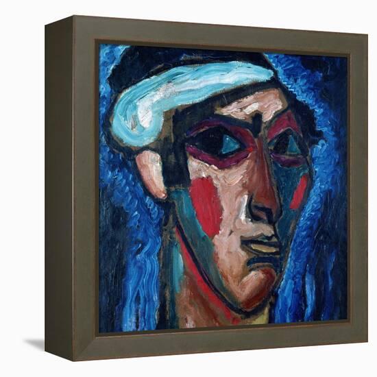 Head of a Man (Alexander Sacharoff), c.1911-Alexej Von Jawlensky-Framed Premier Image Canvas